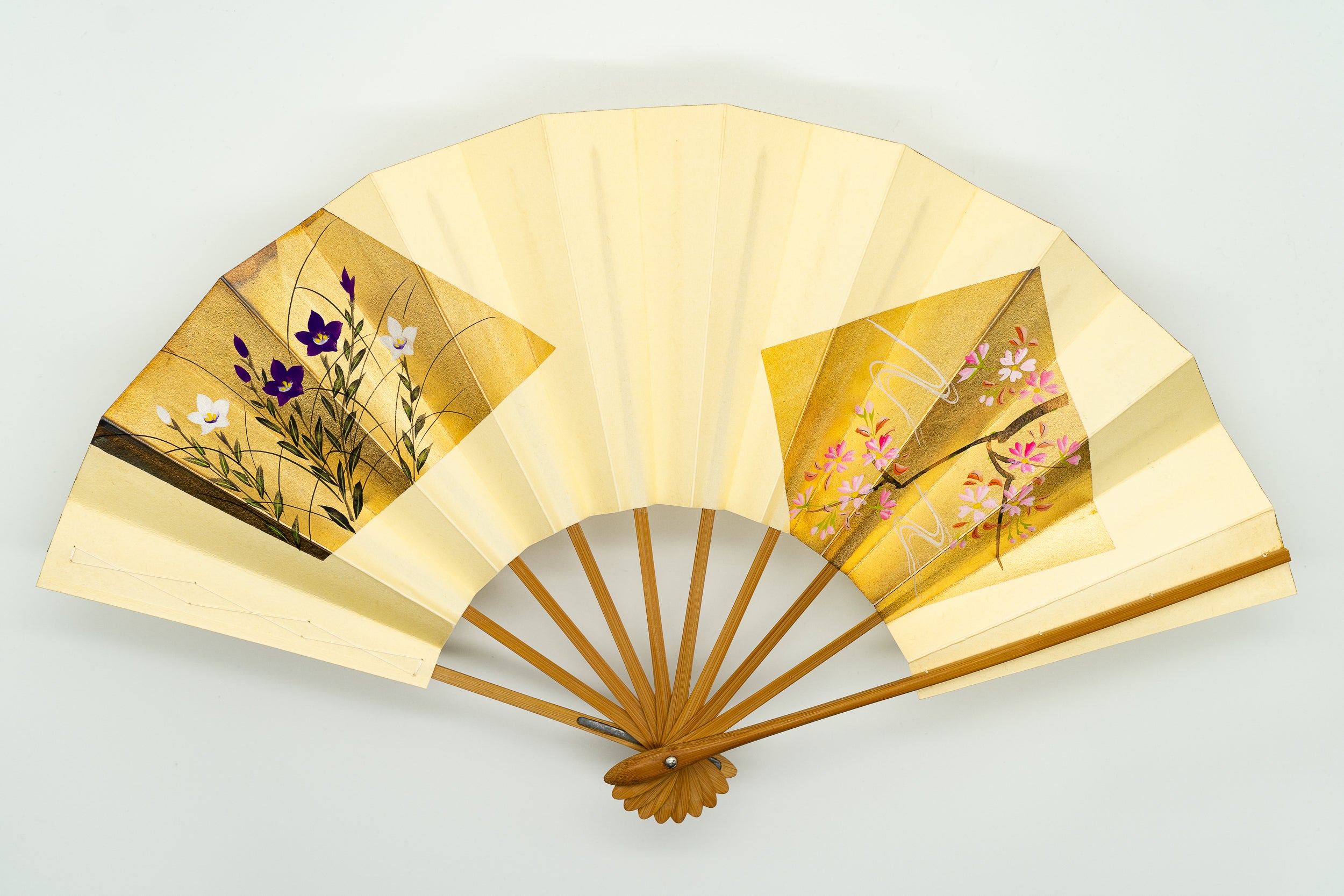 四季草花 梅・藤／桜・桔梗 手描 – SENSUP